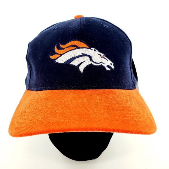 Starter NFL Denver Broncos Snapback The Right Hat Cotton Orange/Blue New w/ Tag- - Picture 2 of 7
